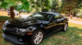 5th gen black 2015 Chevrolet Camaro LS coupe For Sale