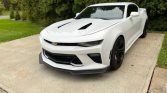 6th gen white 2018 Chevrolet Camaro 1SS coupe For Sale
