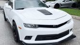 5th gen white 2015 Chevrolet Camaro manual coupe For Sale
