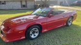 3rd gen red 1991 Chevrolet Camaro RS convertible For Sale