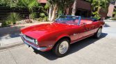 1st gen cherry red 1968 Chevrolet Camaro convertible For Sale