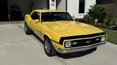 1st gen yellow 1968 Chevrolet Camaro 350 coupe For Sale