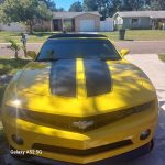 5th gen yellow 2012 Chevrolet Camaro automatic V6 convertible For Sale